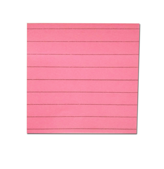 lined note pad