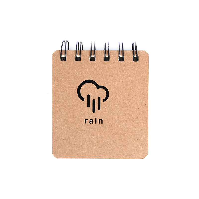 70-page weather forecast series coil notebook portable eye protection notepad